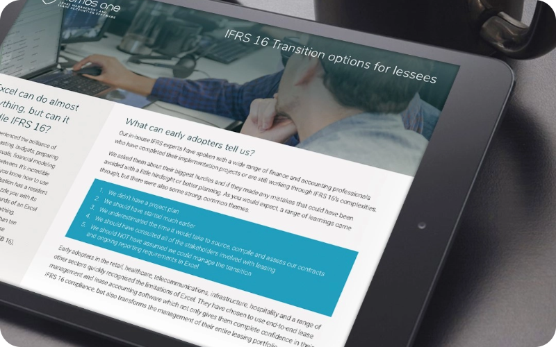 IFRS 16 in Practice: A Worked Example - Nomos One